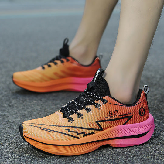 Damen Hochleistungs-Laufschuhe mit atmungsaktiver Mesh-Oberfläche und dämpfender Sohle R&B