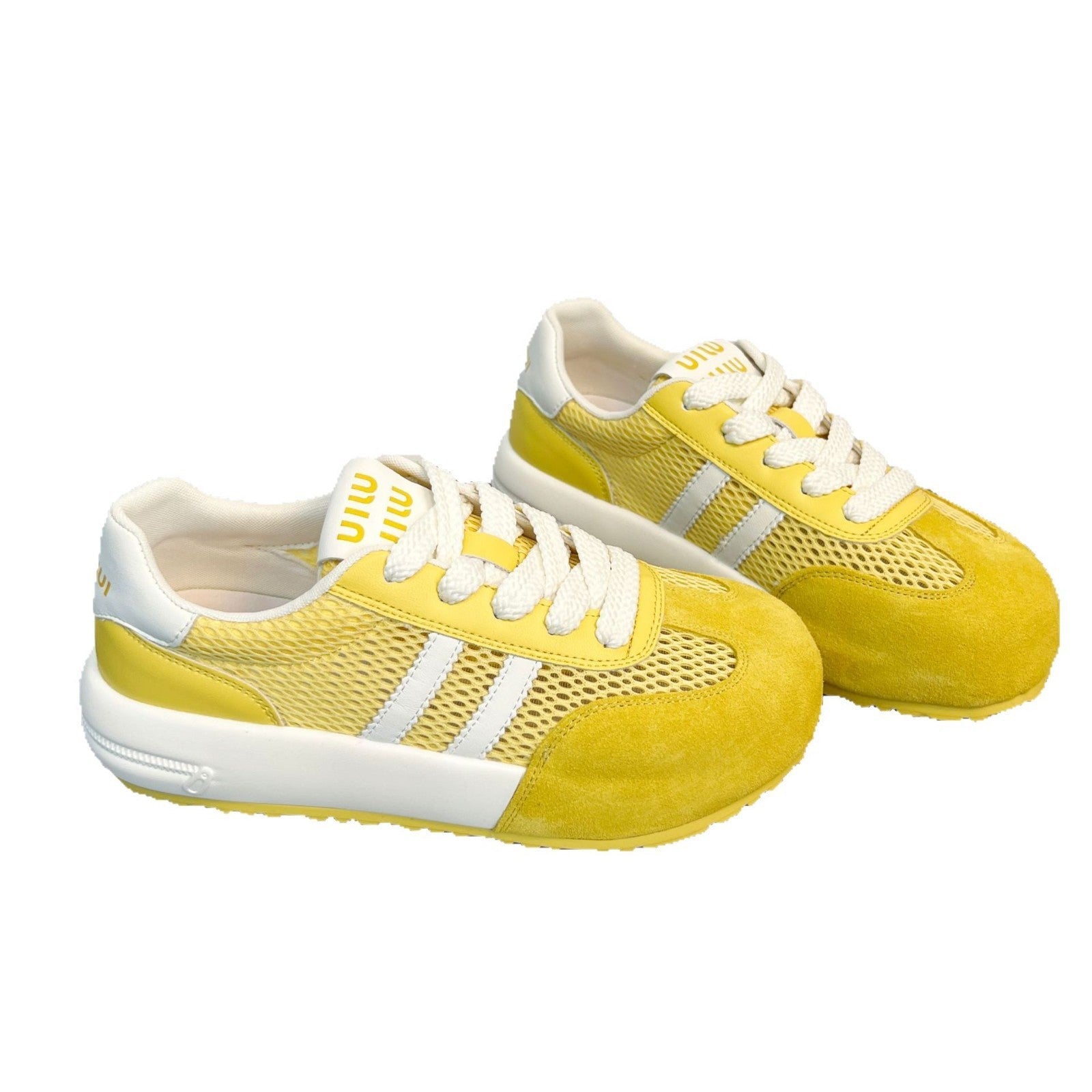 Damen Atmungsaktive Sportliche Sneakers mit innovativem Mesh- und Kunstlederdesign R&B