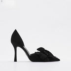 Damen elegante Spitze Pumps mit floralem Design R&B