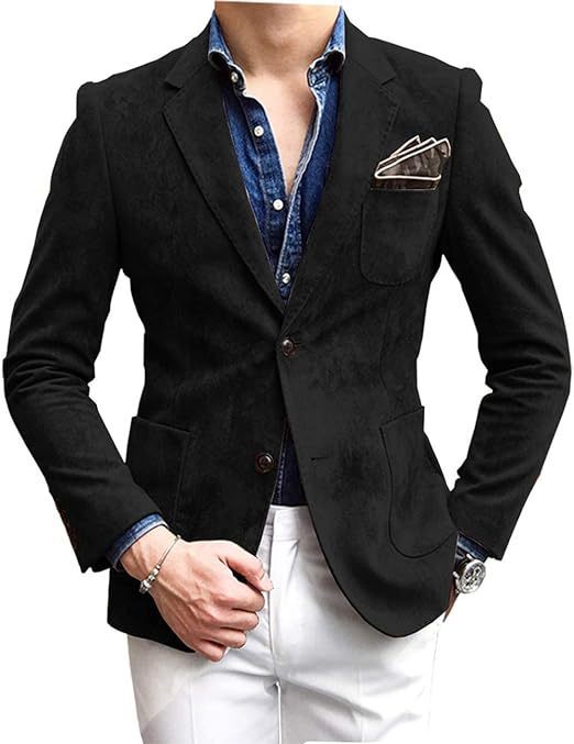 Herren Elegant strukturierter Blazer R&B