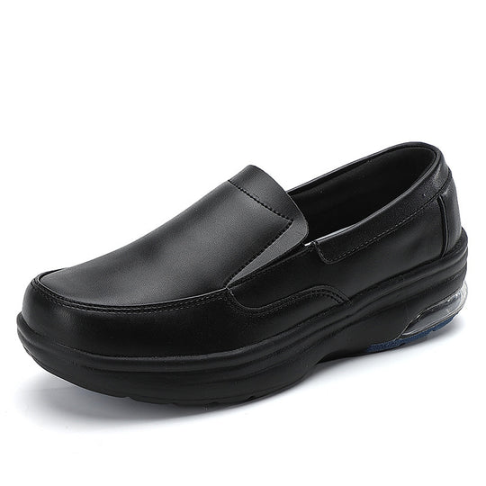Herren nan ergonomischer Klinik-Slipper für Pflegepersonal mit Luftpolster-Fersendämpfung und rutschfester Profilsohle R&B