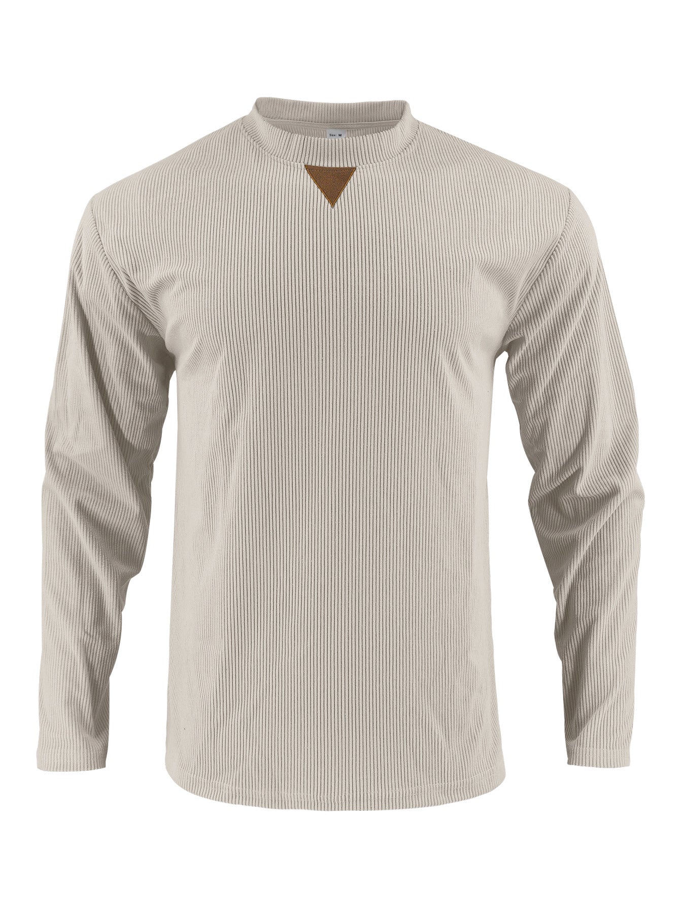Herren Langarmshirt mit strukturiertem Rippdesign R&B