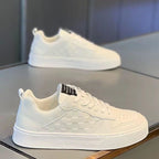 Damen Modische Sneaker mit checkered Design und bequemer Sohle