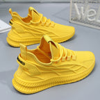 Damen Atmungsaktive Lauf-Sneaker mit flexibler Sohle und Knit-Obermaterial R&B