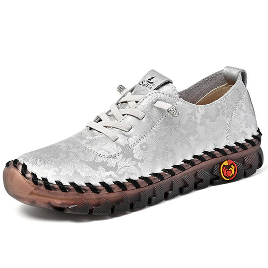 Damen Bequeme und modische Sneaker mit Blumenmuster R&B