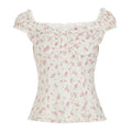 Damen Blusenshirt mit floralem Design und Rüschendetails R&B