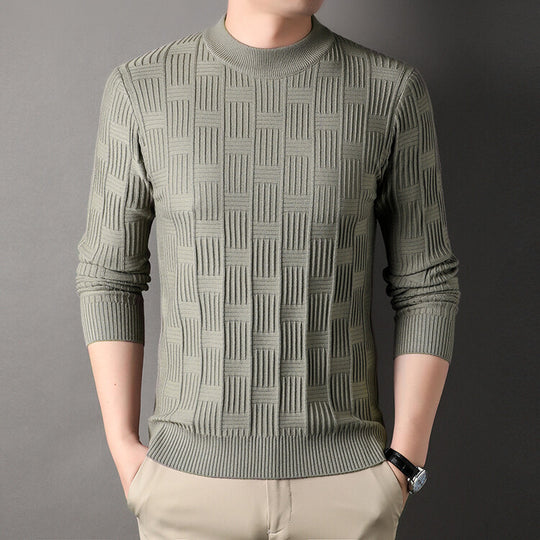 Herren Feinstrickpullover mit modernem Strukturdesign R&B