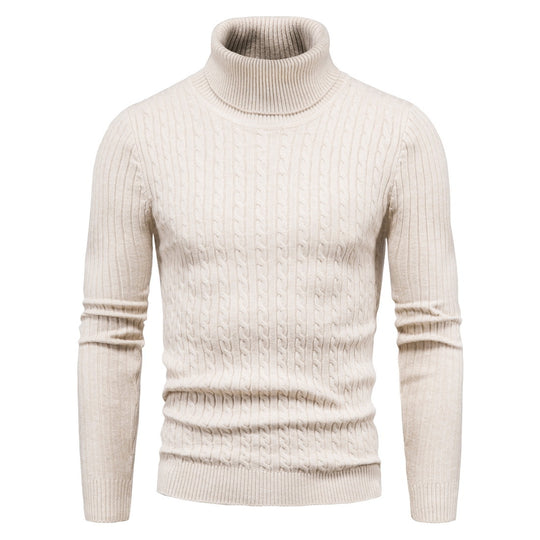 Herren komfortabler Rollkragenpullover R&B