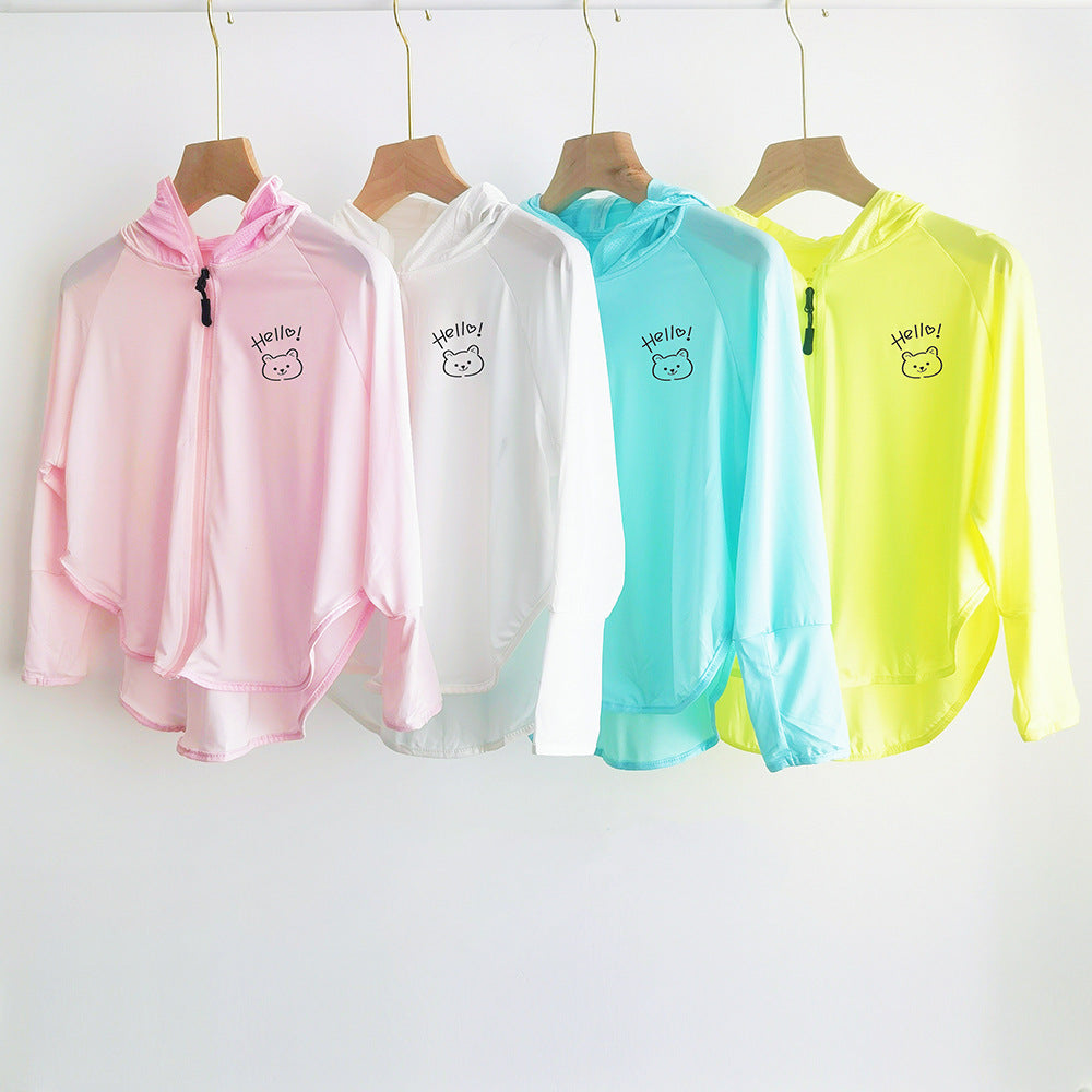 Damen Leichte Kapuzenjacke mit verspieltem Motiv R&B