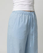 Bequeme Damen Sommerhose mit weitem Bein im lässigen Boyfriend Style