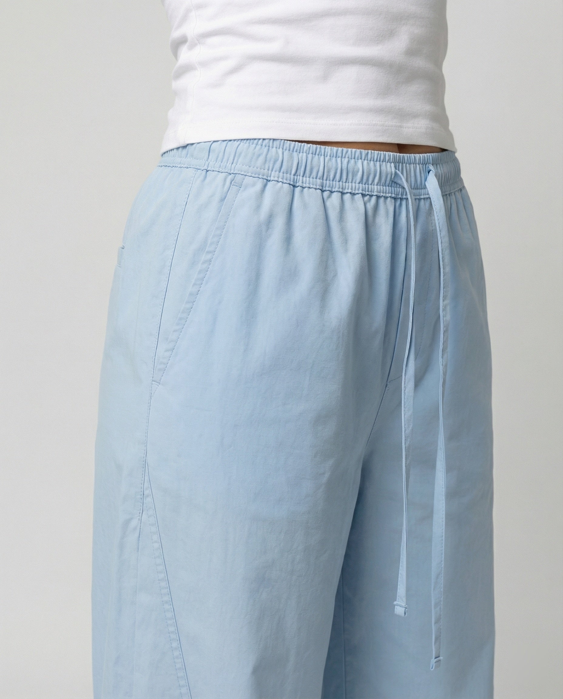 Bequeme Damen Sommerhose mit weitem Bein im lässigen Boyfriend Style