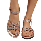 Damen Elegante und modische Riemchen-Sandalen R&B