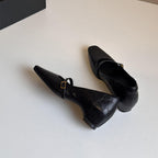 Damen elegante Pumps mit modischem Riemchen und komfortablem Blockabsatz R&B