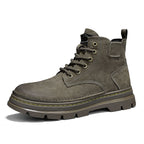 Damen Modische Schnürstiefel mit strapazierfähiger Sohle und hohem Schaft