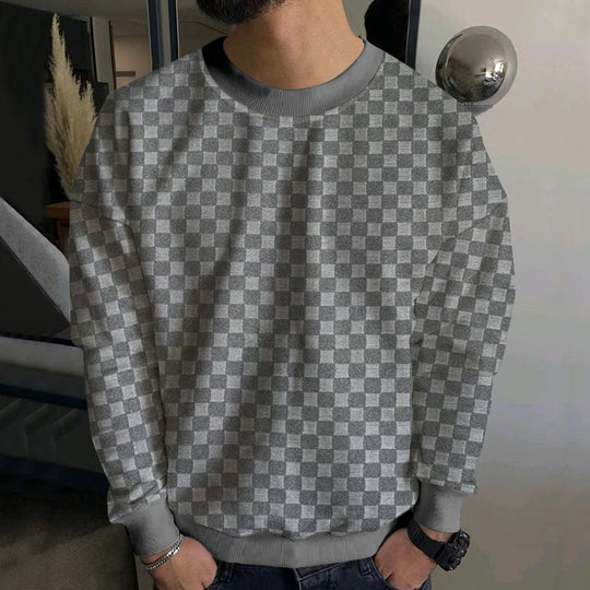 Herren Modischer Sweatshirt mit strukturiertem Design R&B