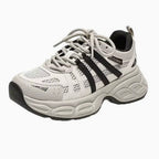 Damen Sportliche Sneakers mit atmungsaktivem Mesh-Obermaterial und gepolsterter Sohle R&B