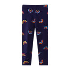 Mädchen Leggings mit buntem Regenbogenmotiv R&B