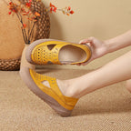 Damen Atmungsaktive Clogs mit modischem Lochdesign