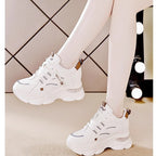 Damen Sportliche Sneakers mit atmungsaktiver Mesh-Oberfläche und dämpfender Laufsohle