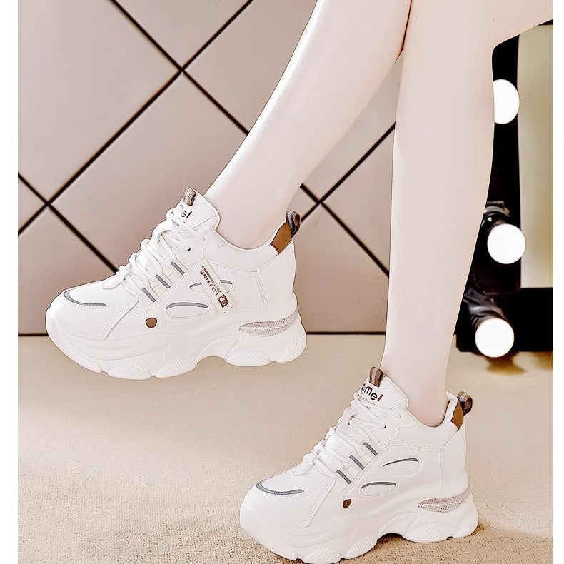 Damen Sportliche Sneakers mit atmungsaktiver Mesh-Oberfläche und dämpfender Laufsohle