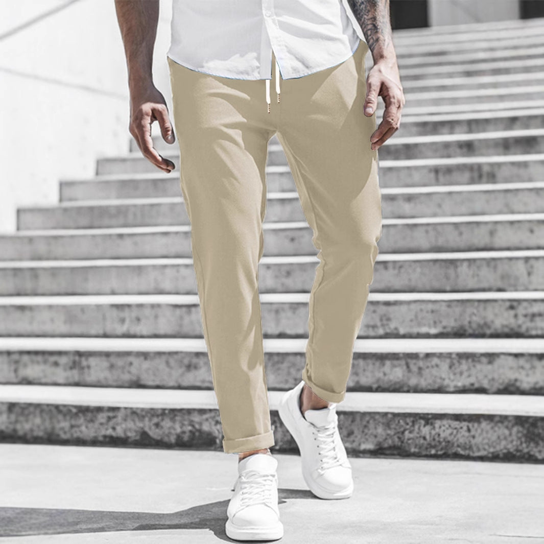 R&B Herren Freizeithose mit Kordelzug und Seitentaschen