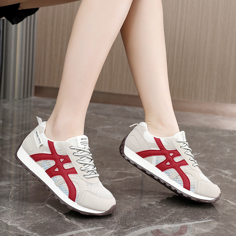Damen Lauf Sneaker mit atmungsaktivem Mesh-Obermaterial und dämpfender Sohle R&B