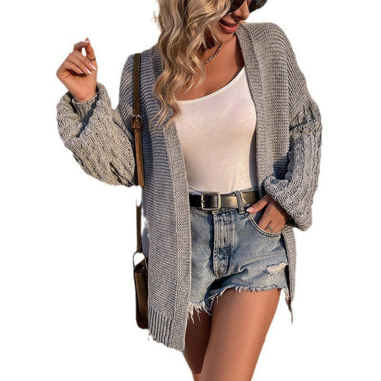 Damen Großer Strickcardigan R&B