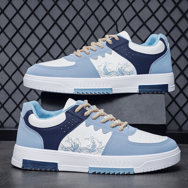 Damen Sportliche Sneakers mit einzigartigem Wellendesign und atmungsaktivem Obermaterial R&B