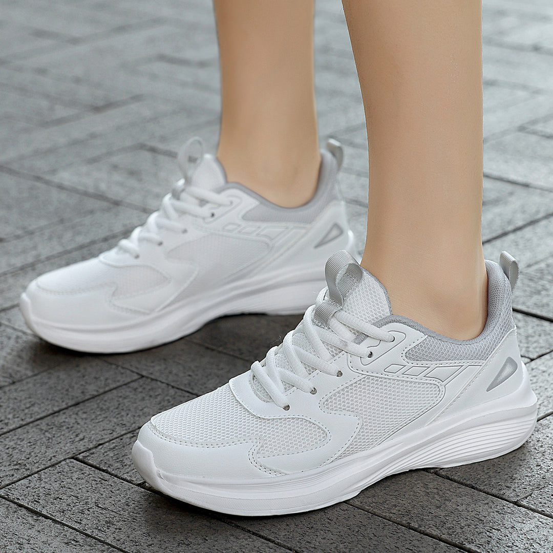Damen Sportliche Sneakers mit atmungsaktivem Mesh und rutschfester Sohle R&B