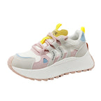 Damen Sportliche High-Top Sneakers mit trendiger Dämpfung und atmungsaktiver Oberflächenstruktur R&B