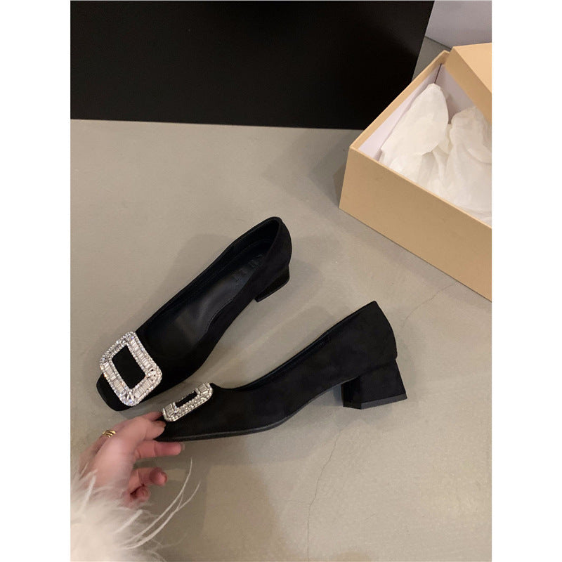 Damen elegante Pumps mit Glitzerakzenten R&B