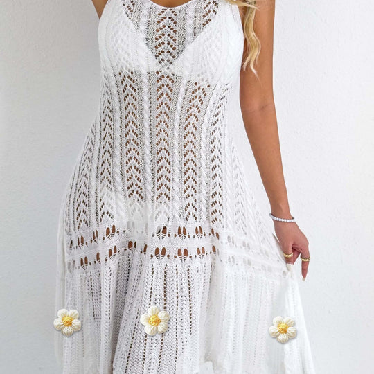 Damen gehäkeltes Strandkleid R&B 1779788034
