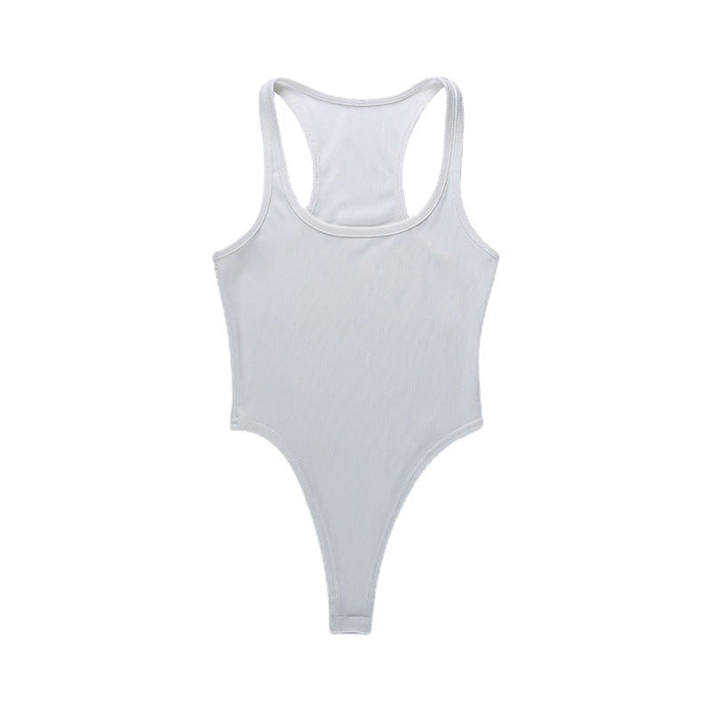 Damen Figurbetonter Body mit feinen Rippstrukturen R&B