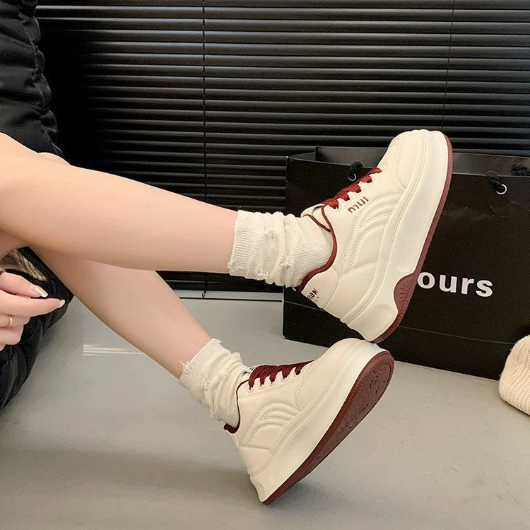 Damen Modische Plateau Sneakers mit komfortabler Dämpfung R&B