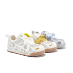 Damen Atmungsaktive Freizeit-Sneaker mit trendigem Mesh-Obermaterial und verspieltem Schnürdesign R&B