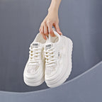 Damen modische Sneakers mit floralen Akzenten und dämpfender Sohle R&B