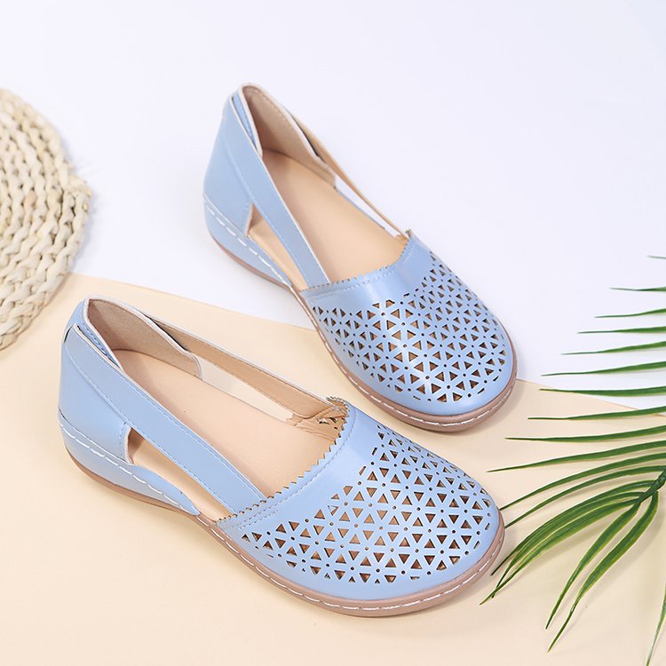Damen Luftige Clogs mit besonders atmungsaktivem Lochdesign und komfortabler Laufsohle R&B