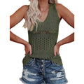Damen Stricktanktop mit vielseitigem Lochmuster R&B