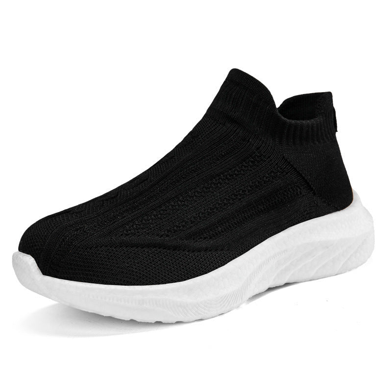 Damen Strick-Sneaker mit rutschfestem Profil und atmungsaktiver Obermaterialstruktur