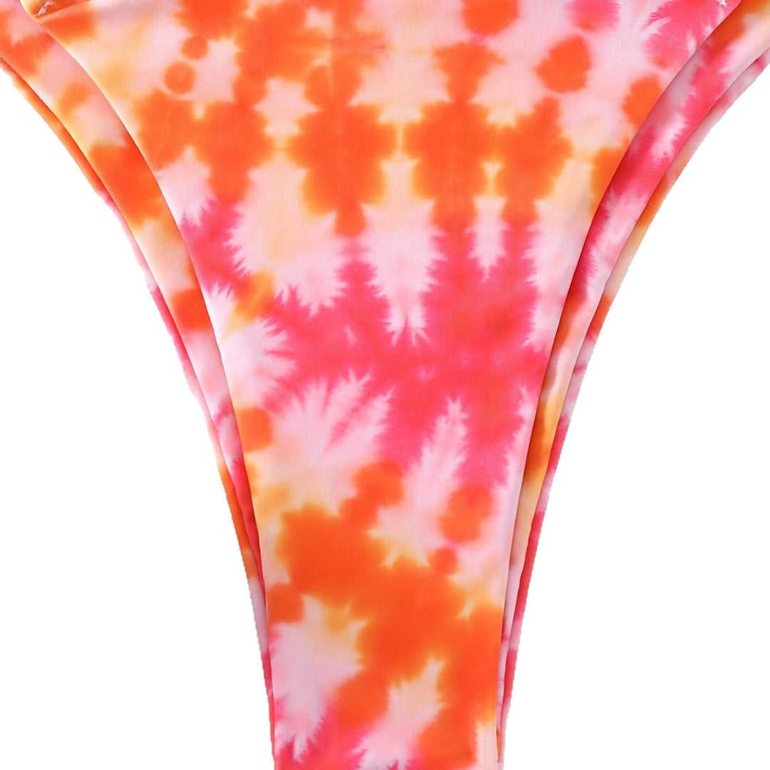 Damen Triangel-Bikini mit modischem Bindeband-Design R&B