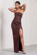Damen Elegantes und figurschmeichelndes Abendkleid mit seitlichem Schlitz R&B