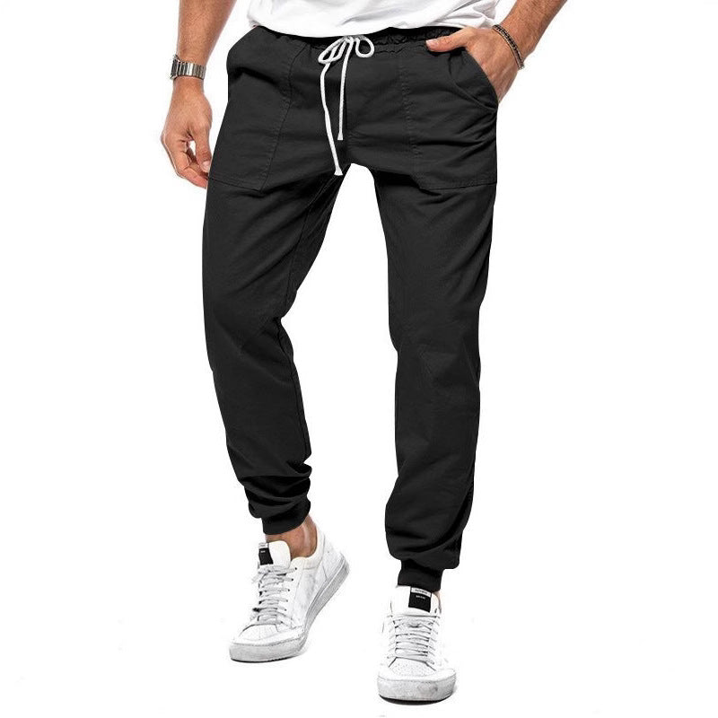 Herren Cargo-Jogginghose mit elastischem Bund und praktischen Taschen R&B