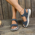 Damen Komfortable Sandalen mit verstellbarem Riemendesign und ergonomischem Fußbett R&B