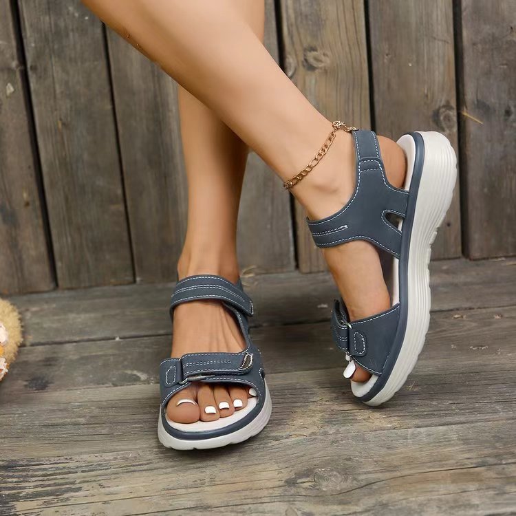 Damen Komfortable Sandalen mit verstellbarem Riemendesign und ergonomischem Fußbett R&B