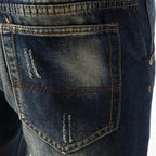 Herren Skinny Fit Jeans im Destroyed-Look R&B