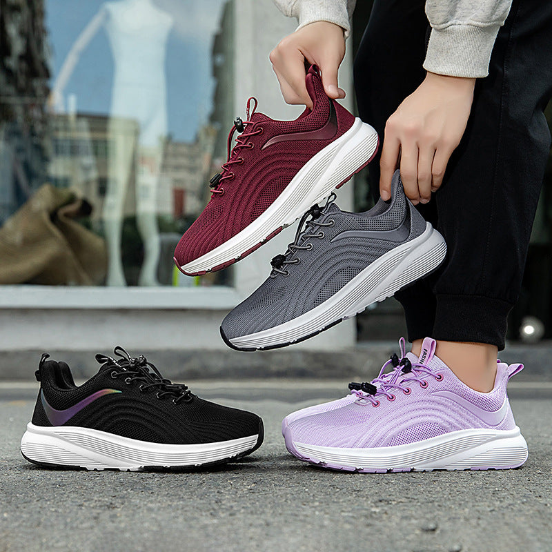 Damen Sportliche Leichtgewicht Laufschuhe mit atmungsaktiver Mesh-Oberfläche R&B