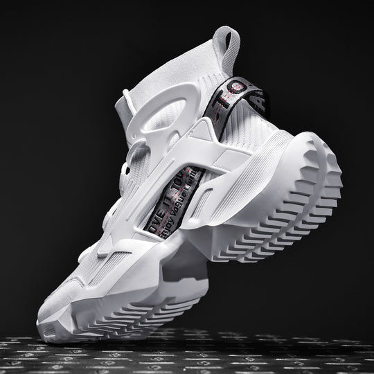 Damen Sportliche High-Top Sneakers mit innovativem Design und rutschfester Sohle R&B