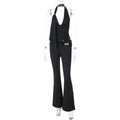 Damen Jumpsuit mit elegantem Halterdesign und schmaler Passform R&B