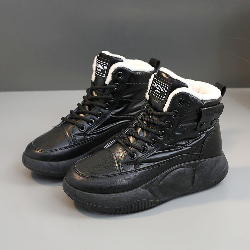 Damen Hohe Winter Sneakers mit warmem Innenfutter und rutschfester Sohle R&B