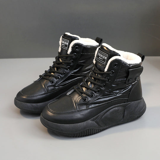 Damen Hohe Winter Sneakers mit warmem Innenfutter und rutschfester Sohle R&B